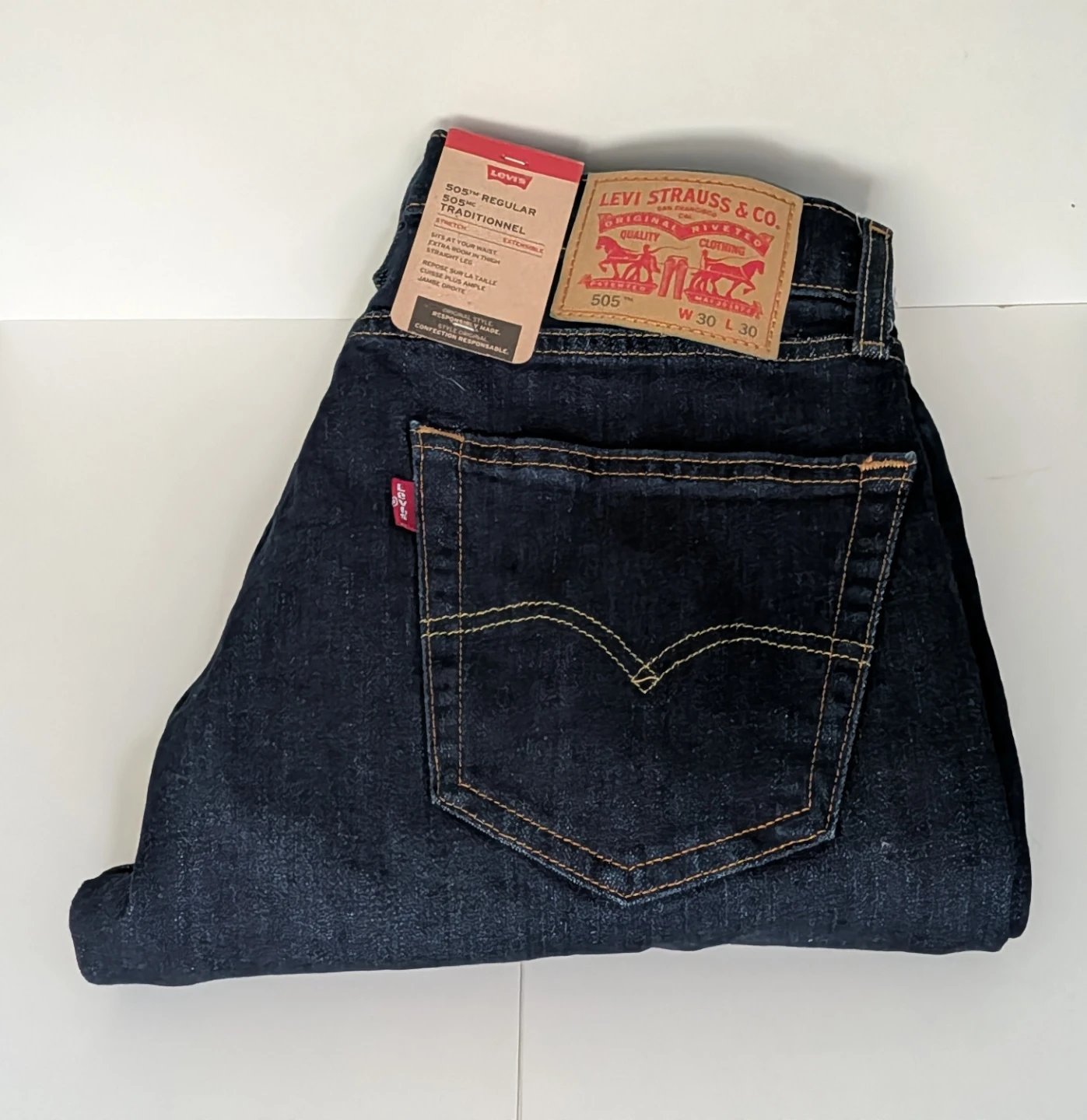 Unworn 30W 30L Blue Men's Levi Regular 505 Jeans - Asking $20
