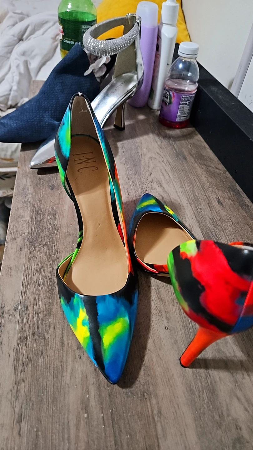 INC  Multicolor Abstract  Stiletto - photo 2