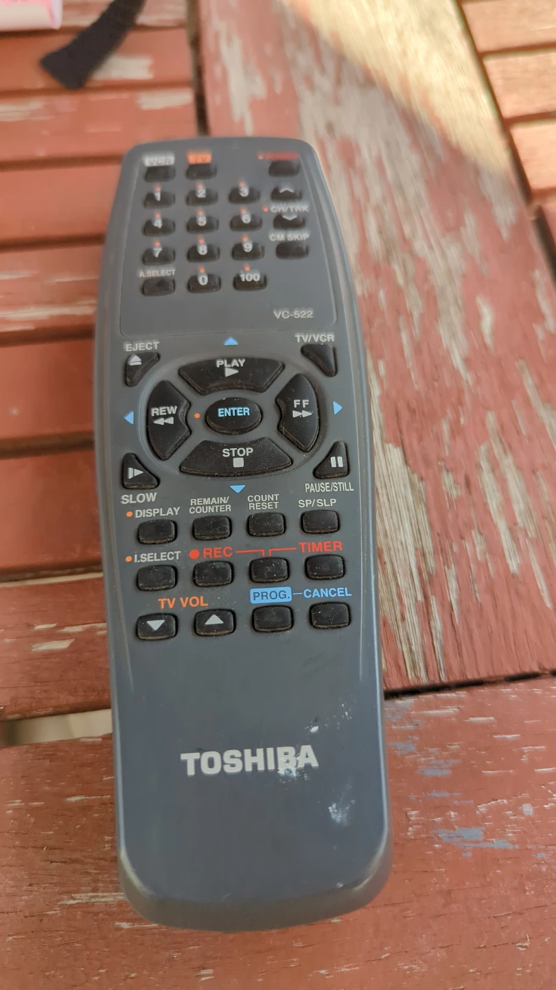 Toshiba VC-522 Remote Control