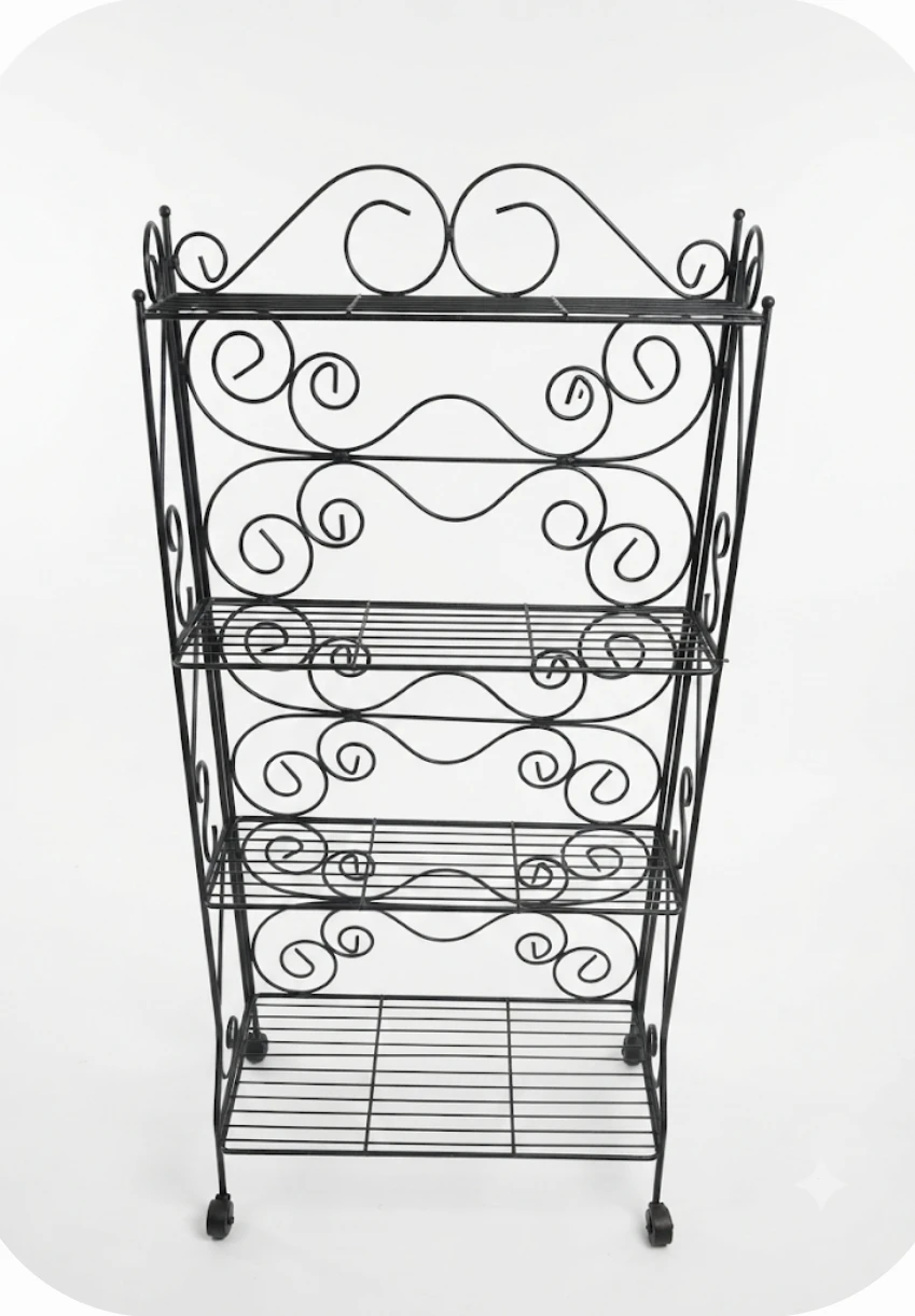 4 Tier Bakers Rack all Metal