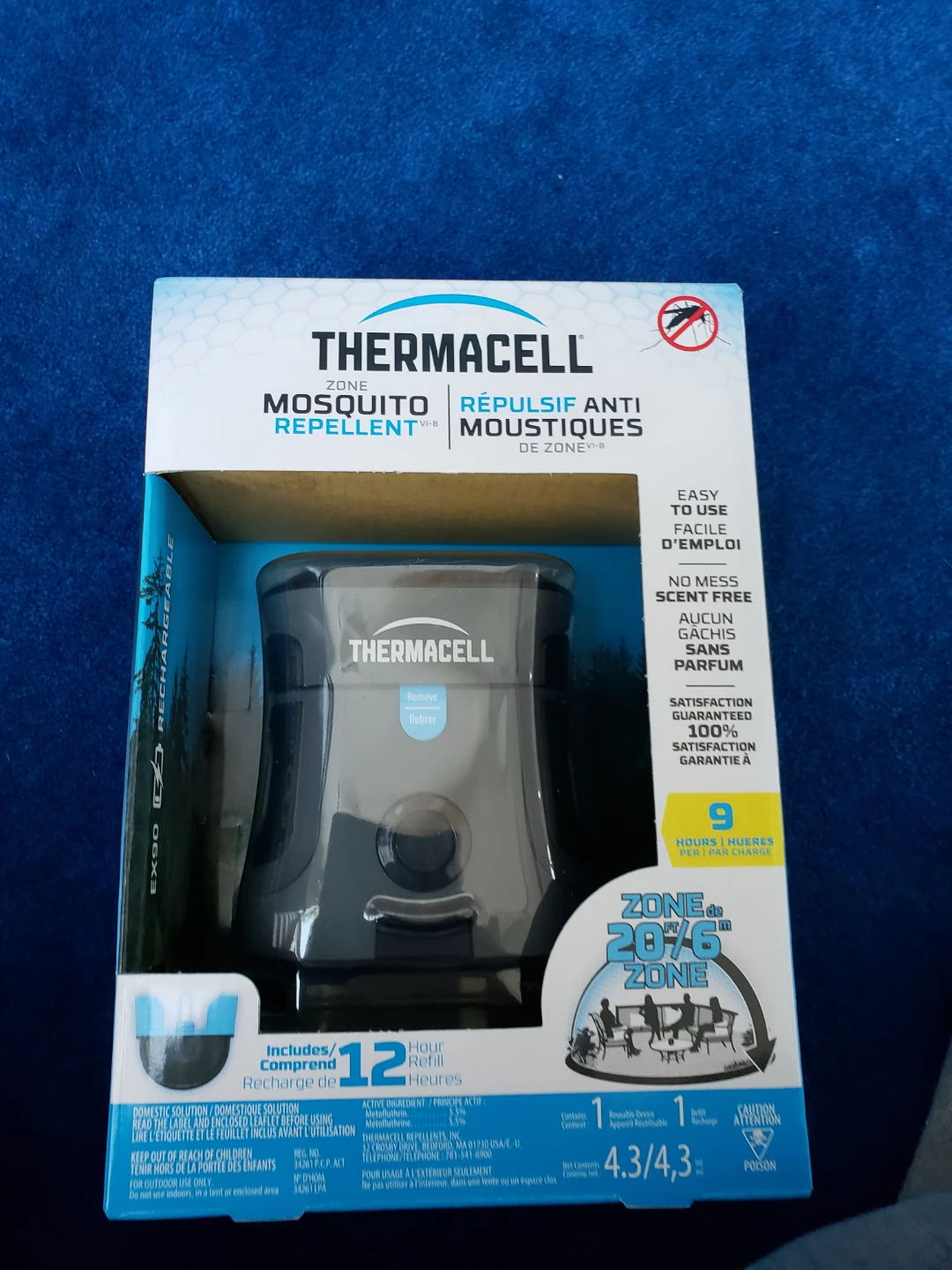 Thermacell Zone Mosquito Repellent valued 90$