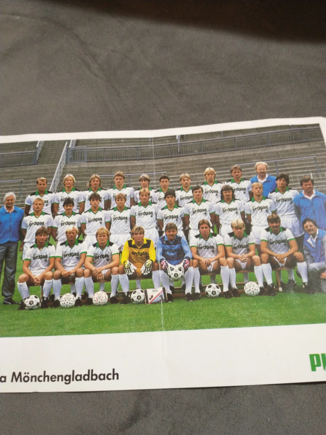 Bundesliga Borussia Mönchengladbach 1985/86 Team Picture - photo 2