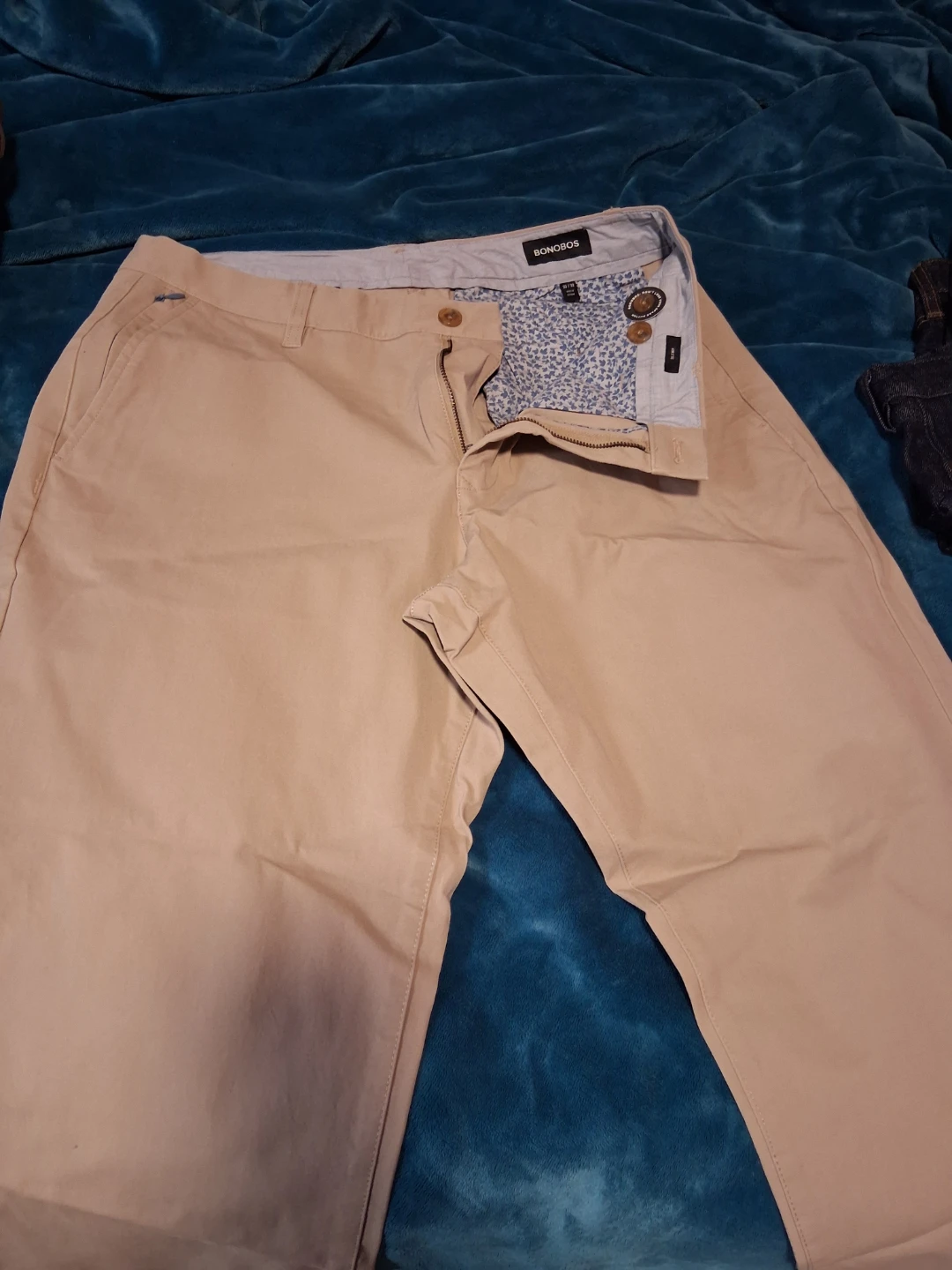 Bonobos Khaki Slim Fit Chinos Size 33x32 - photo 2