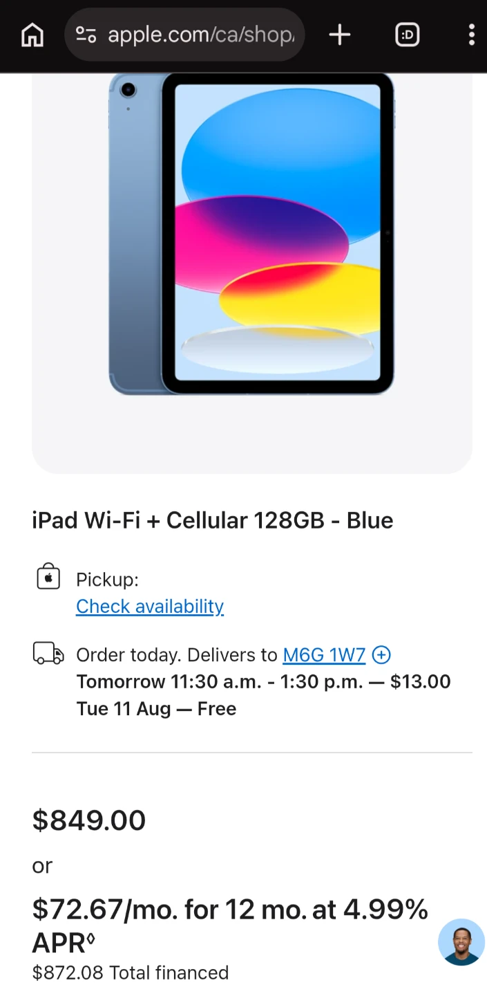iPad 11 (A16) 128GB - Wi-Fi + Cellular (Open Box / Brand New) - photo 5
