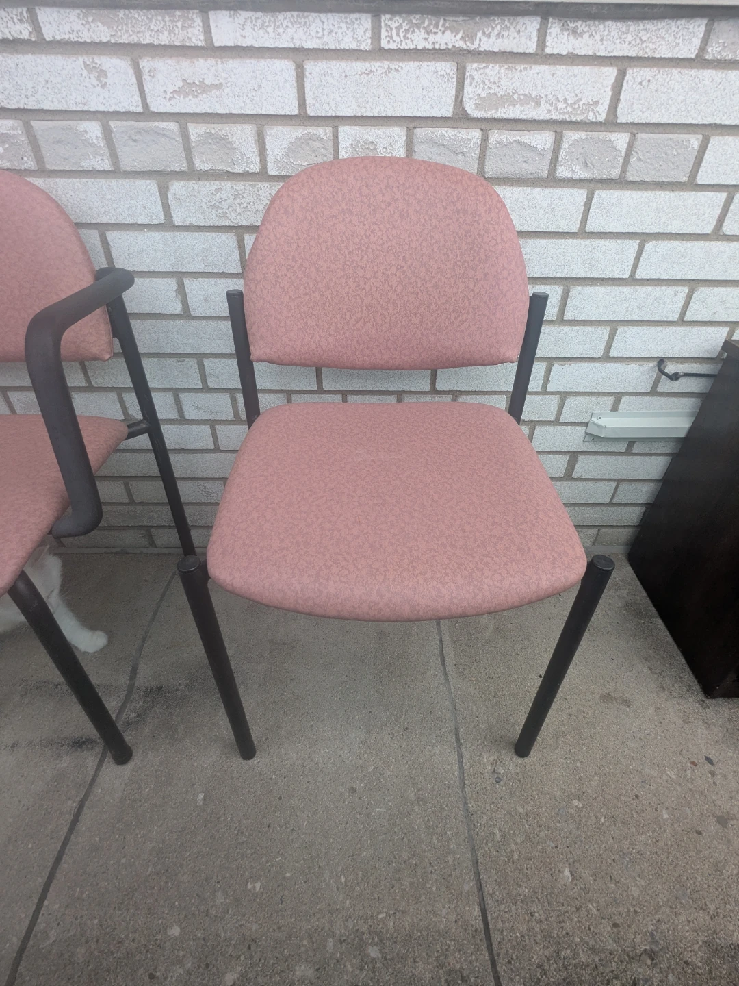 Pink Upholstered Arm Chairs (Set of 2) - photo 2