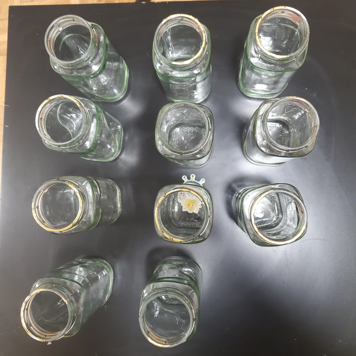 10 Nescafé Glass Jars with Lids - photo 3