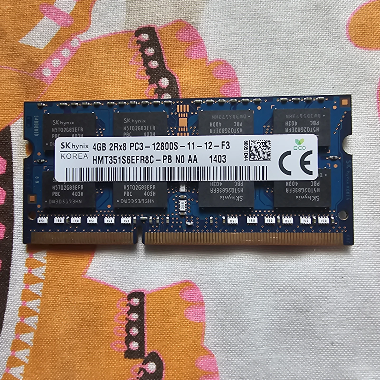 SK Hynix 4GB PC3-12800S DDR3 RAM Module