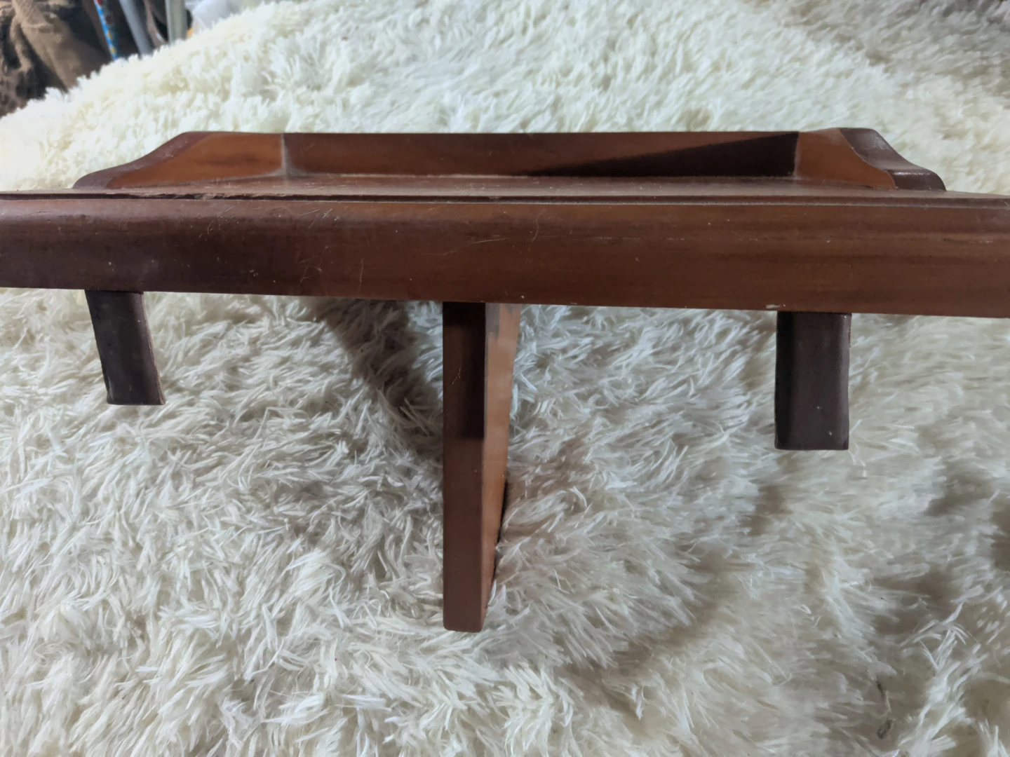 Wooden Bedside Book Shelf