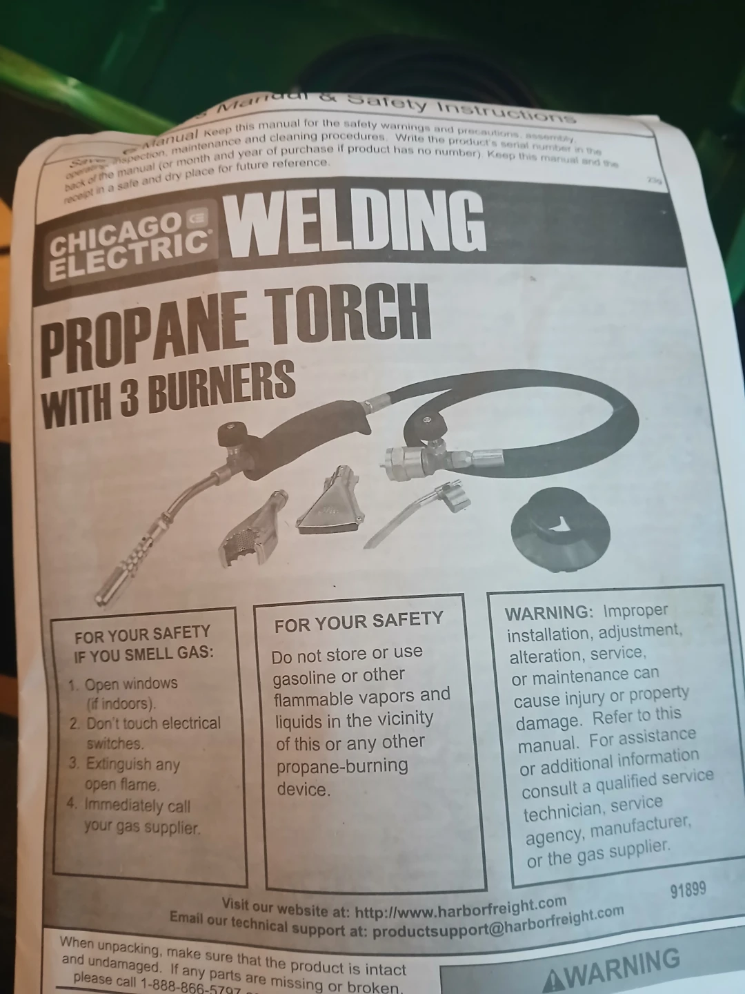 Propein torch whit 3 burners - photo 3