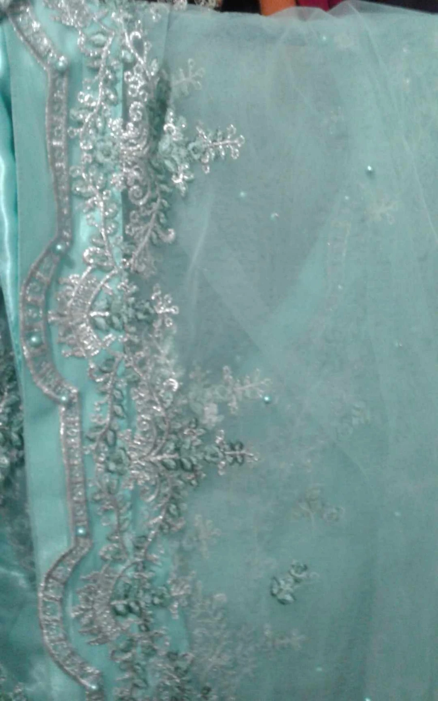 Blue Embellished Gown - photo 2