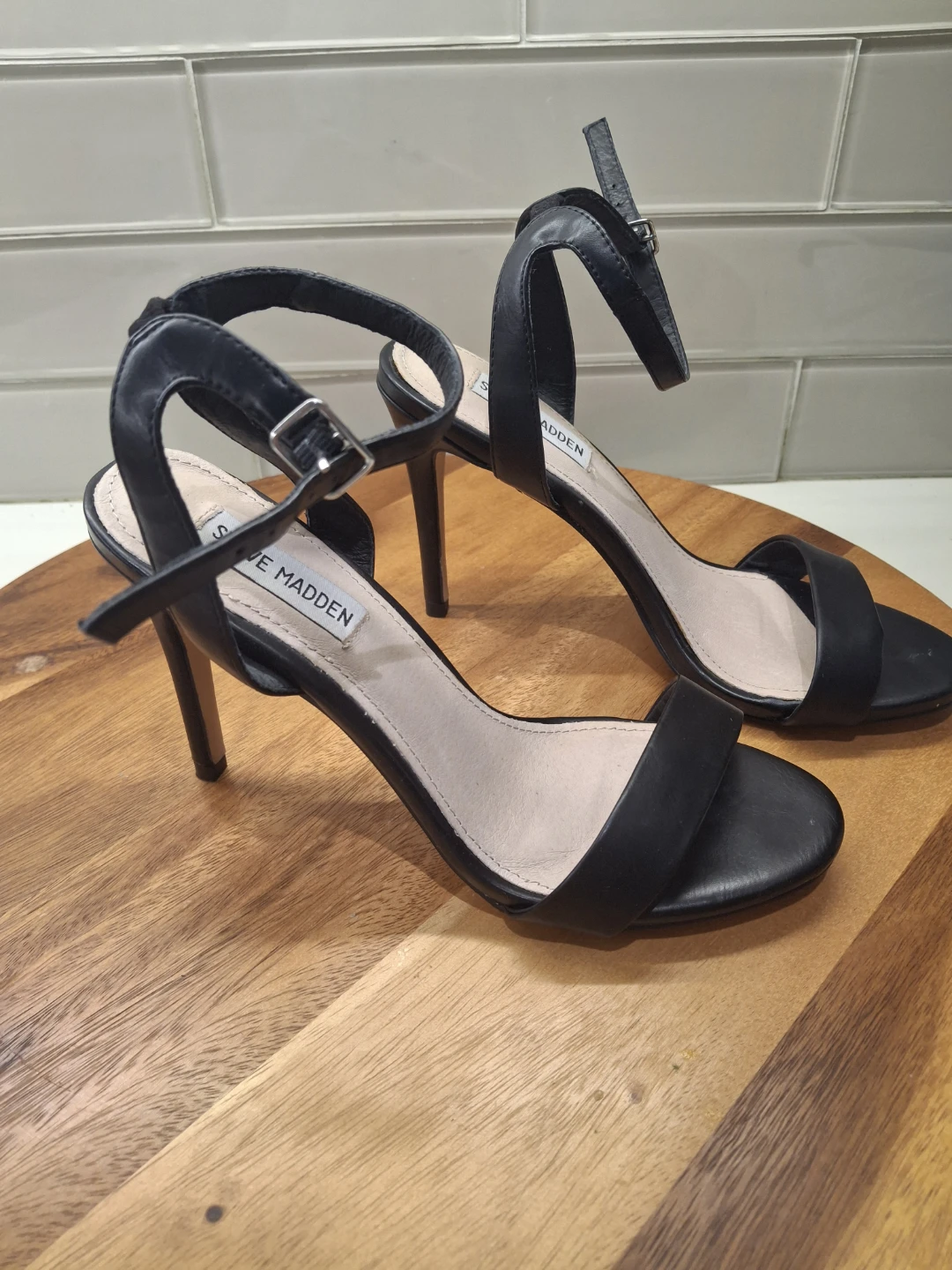 Steve Madden Black Heeled Sandals - photo 2