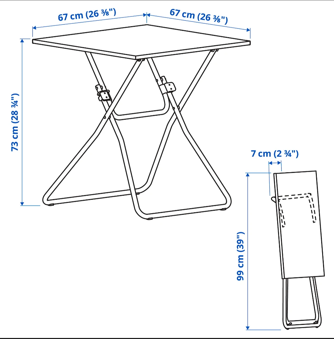 IKEA folding table