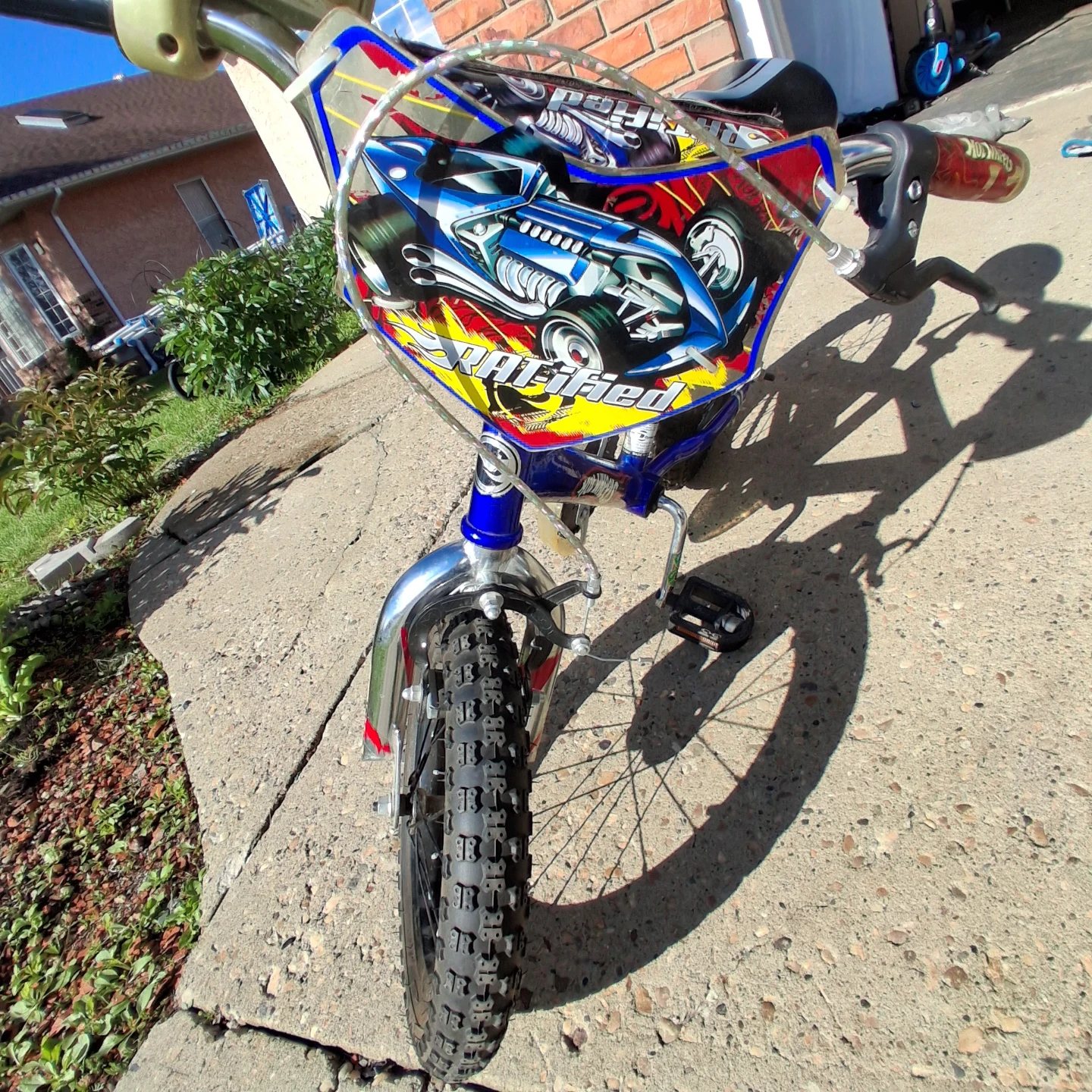 Hot Wheels Blue Kids Bicycle