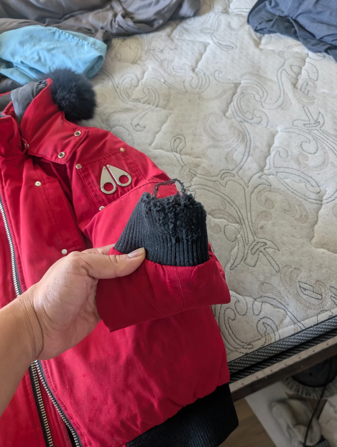 Moose Knuckles Red Puffer Jacket - photo 4
