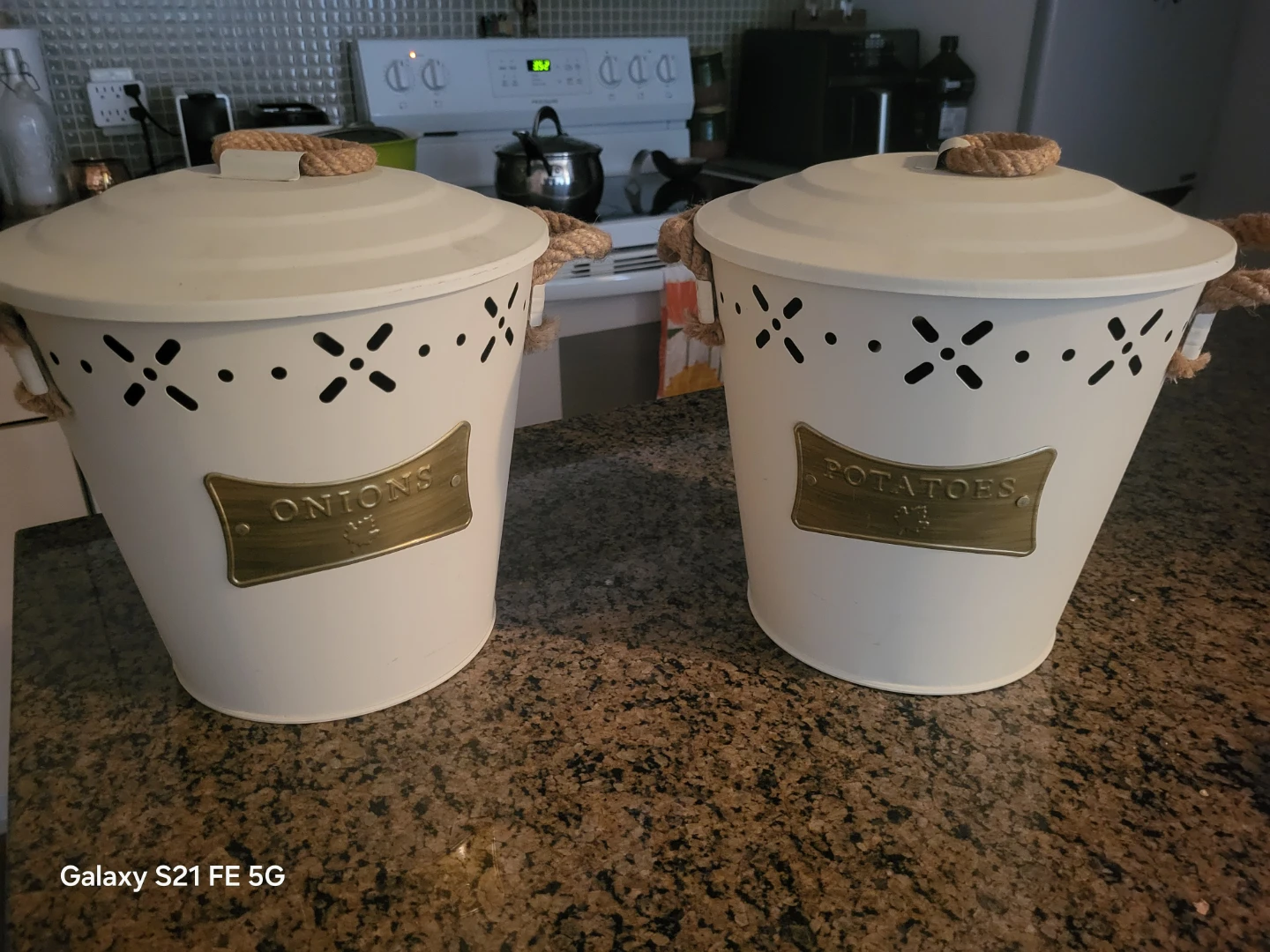 Vintage Style Potato & Onion Storage Bins (Set of 2) - photo 2