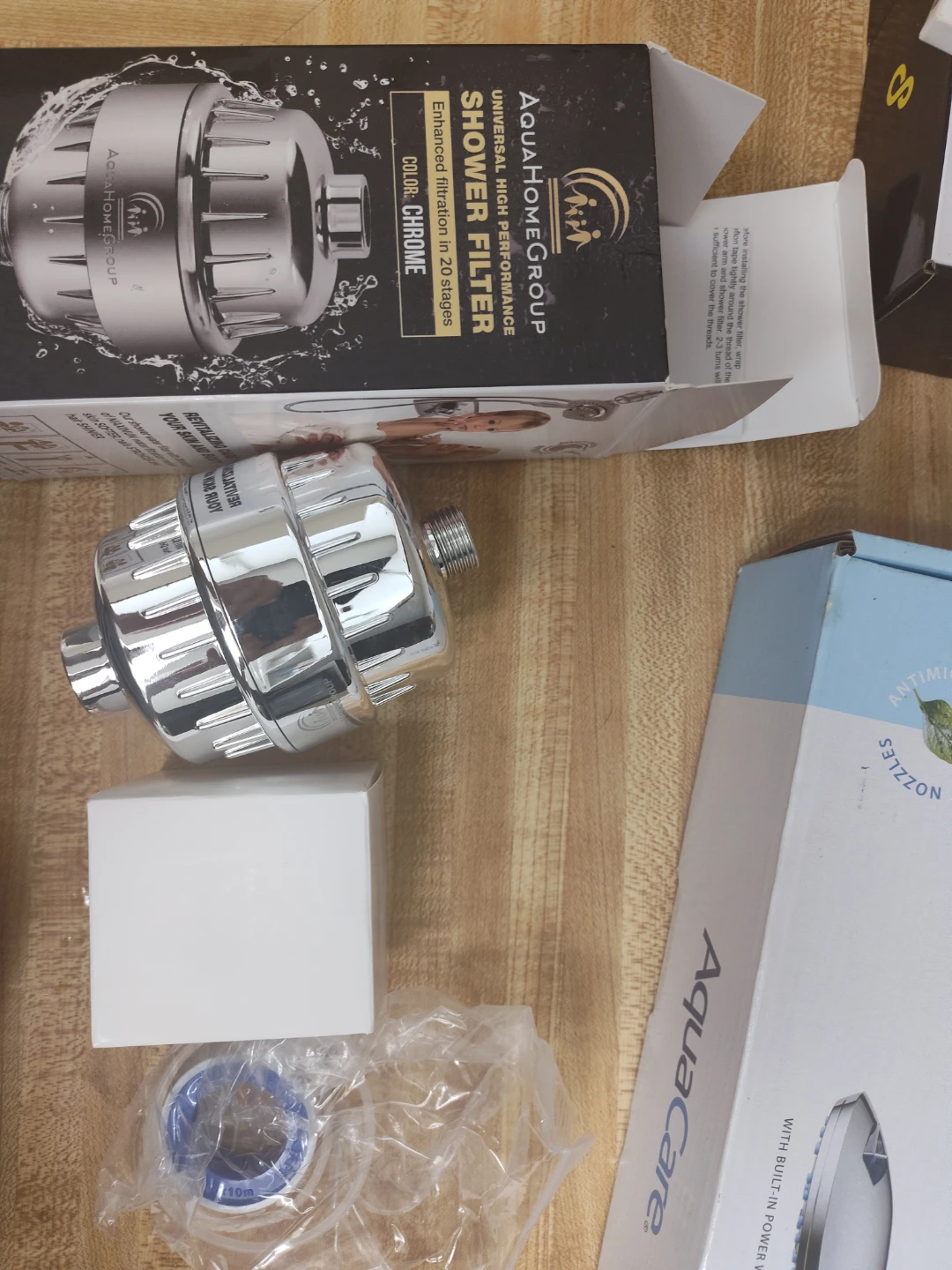 AquaHomeGroup Universal Shower Filter - Chrome