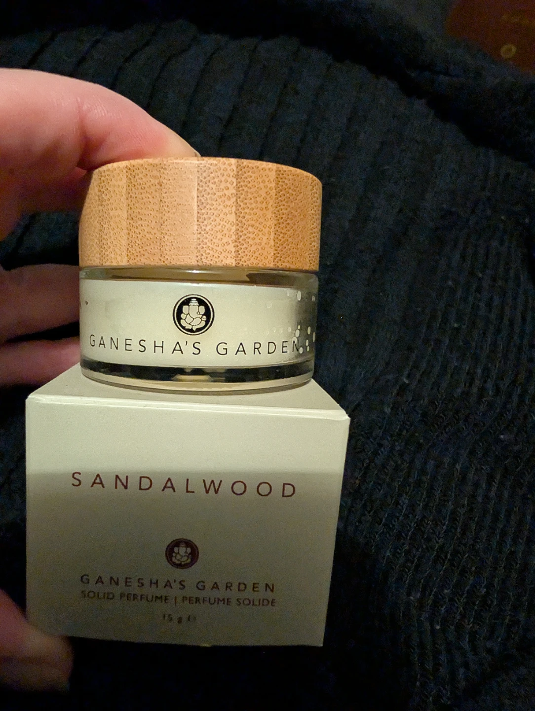 Sandalwood solid perfume New by Ganesha's garden