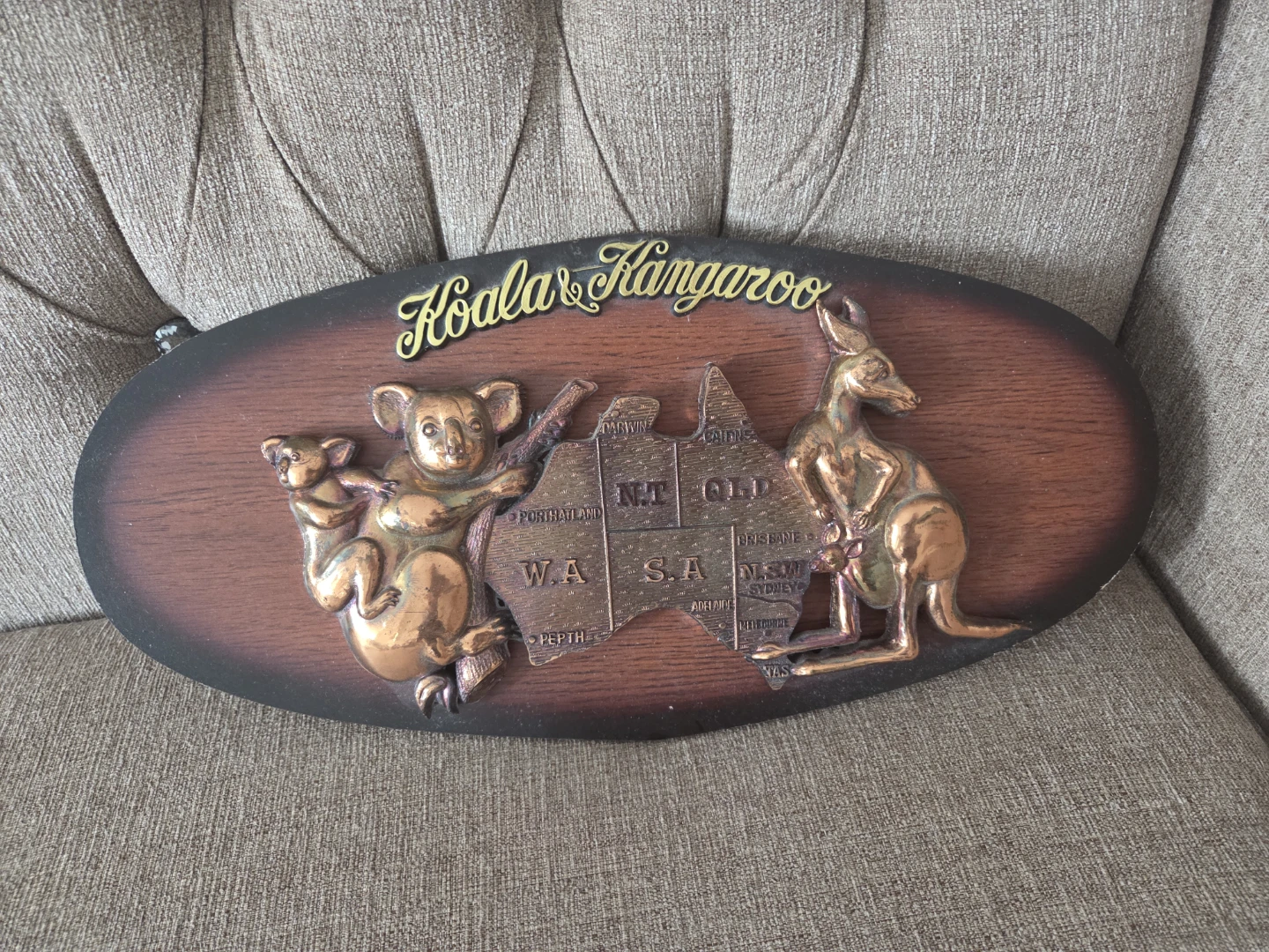 Koala & Kangaroo Souvenir Wall Art