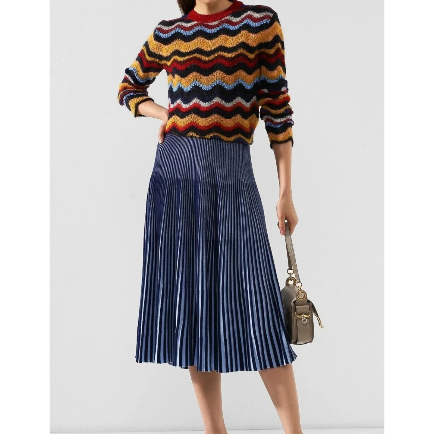 Marni Zig Zag Knit Sweater Size 38