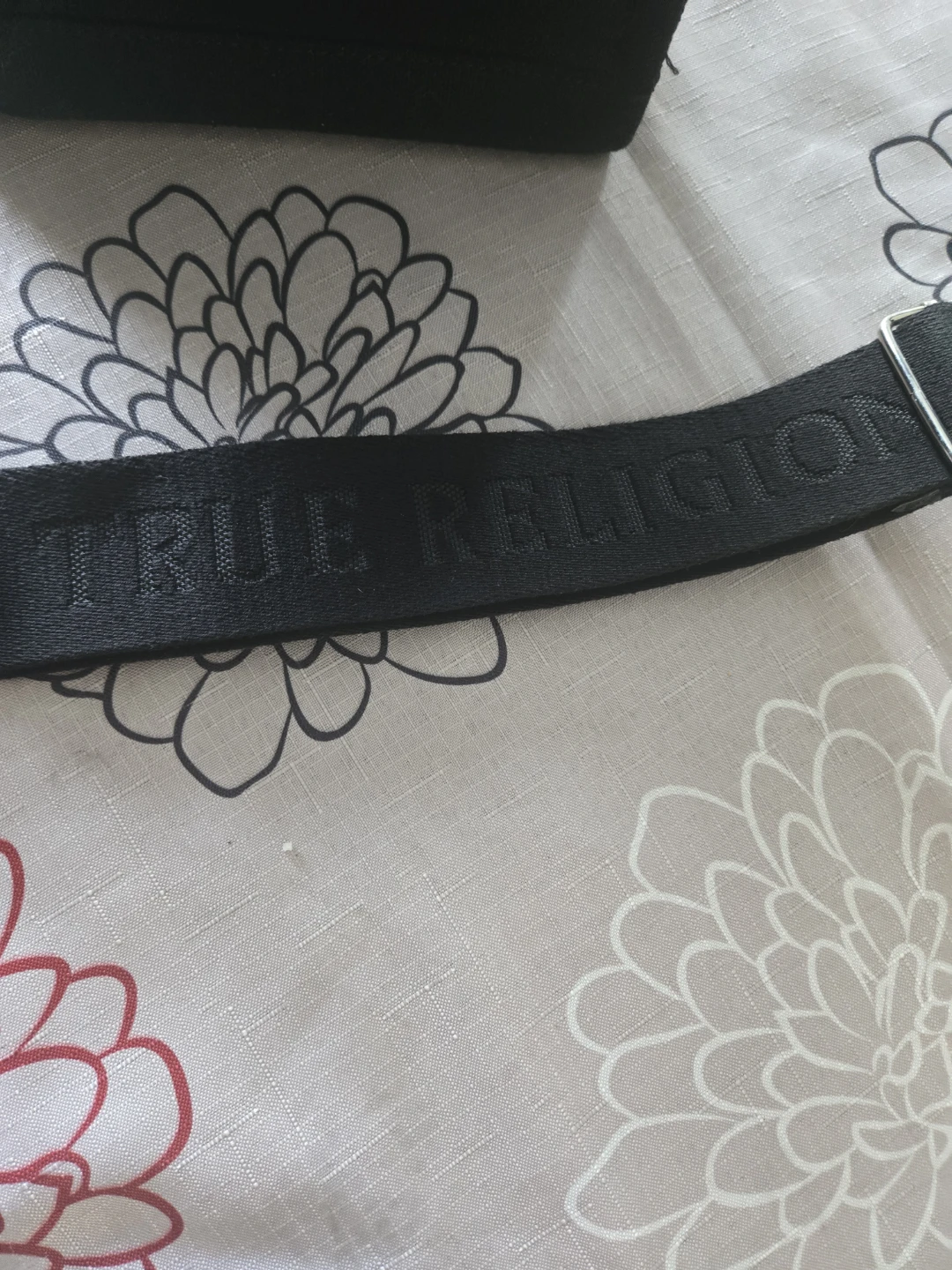 True Religion Black Canvas Tote Bag - photo 2