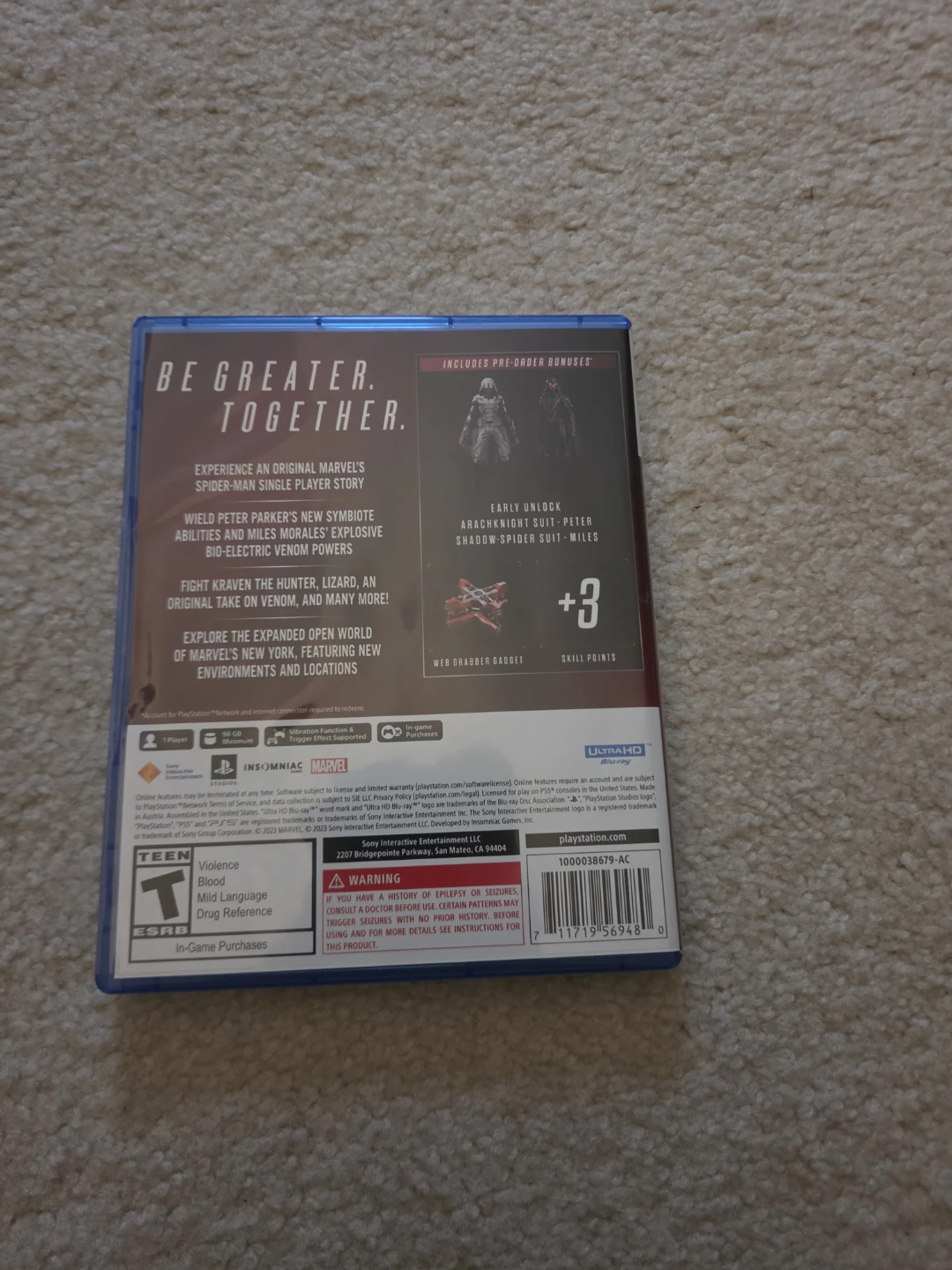 PS5 Marvel's Spider-Man 2 Launch Edition - photo 5