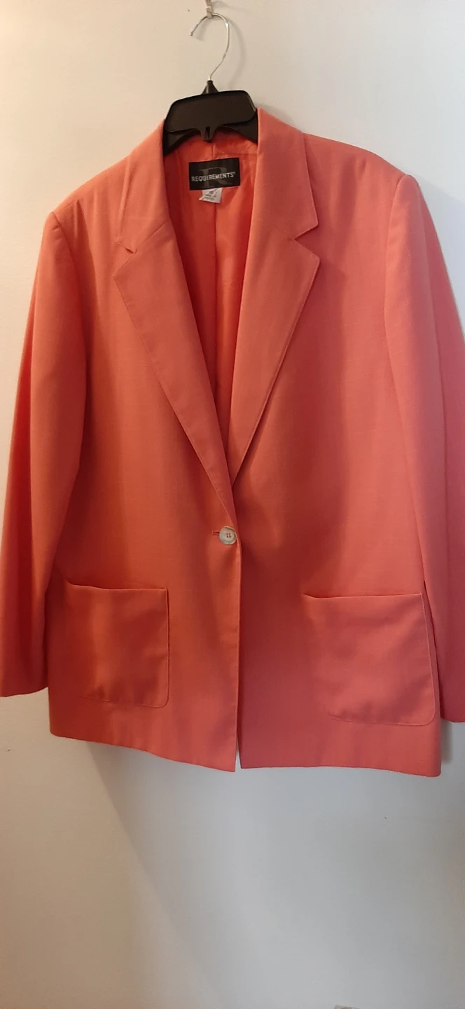 Coral Blazer size 16