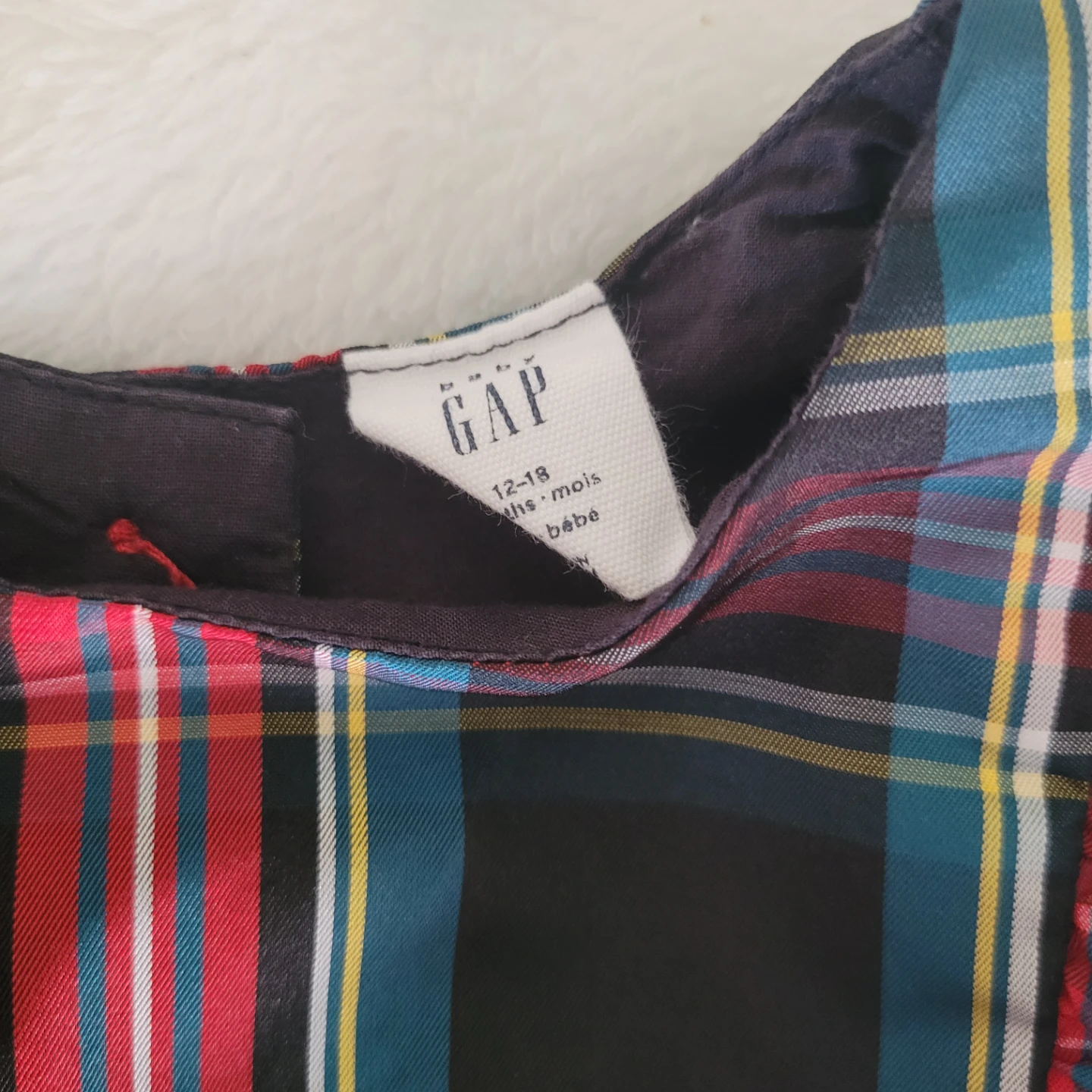 GAP Plaid Dress - 12-18 Months - photo 2