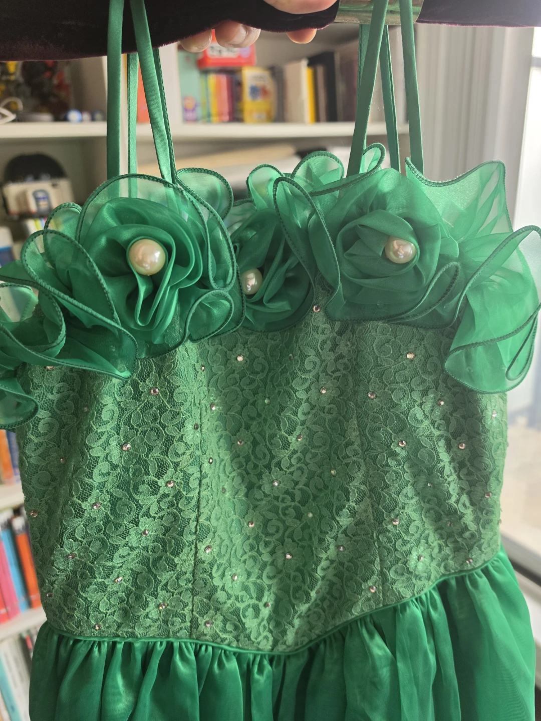 Girls' Green Formal Dress - photo 2