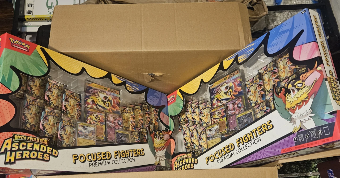 Ascended Heroes Focused Fighters Premium Collection Boxes