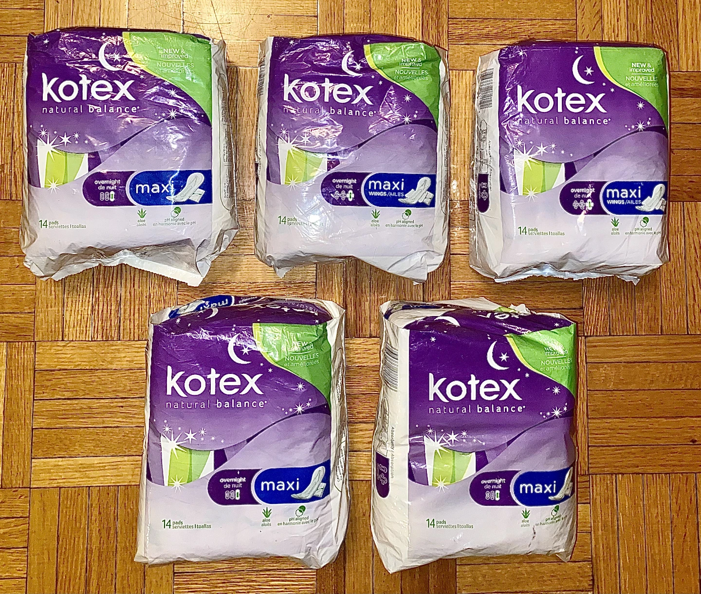 HUGE Pad Lot - 23 Packs (Stayfree, Prevail, Joni, Kotex, Always) - photo 5