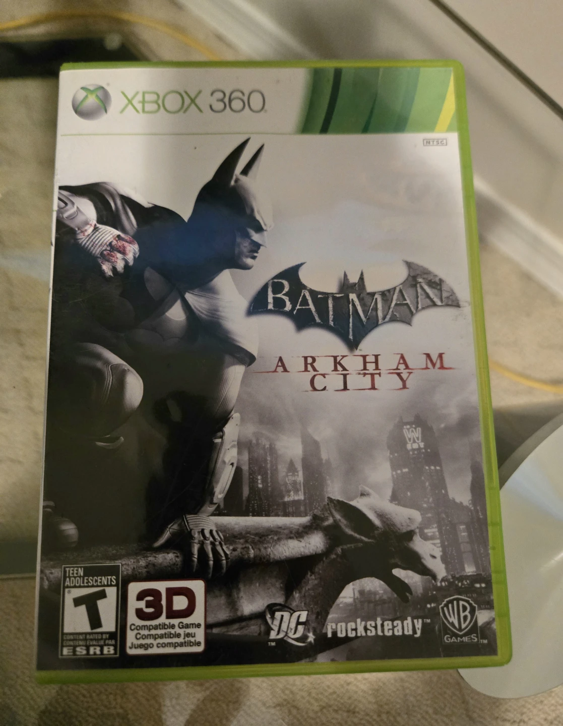 XBOX 360 SLIM 250GB + CONTROLLER + BATMAN ARKHAM KNIGHT - photo 5