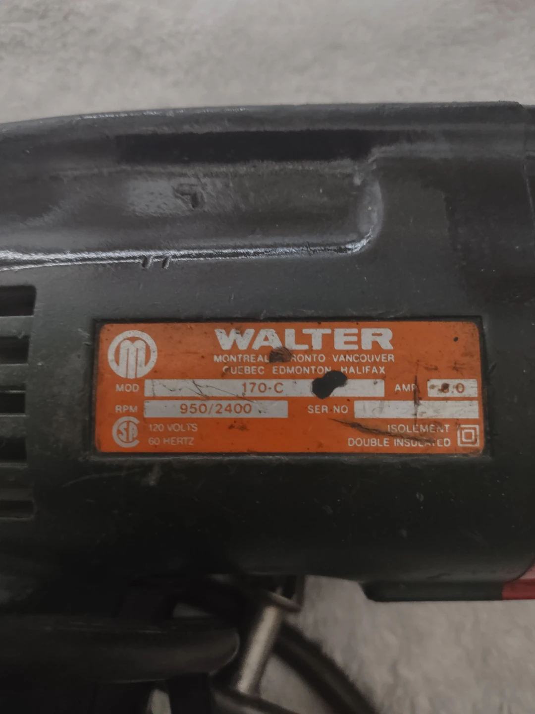 Walter Metabo 170-C Drill - photo 4
