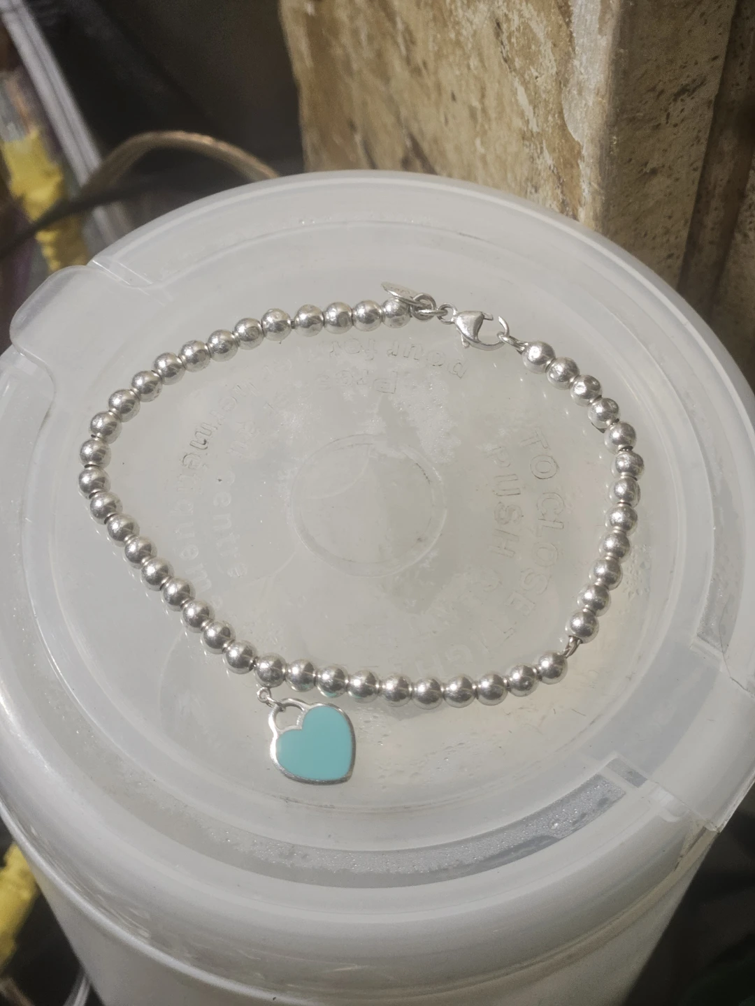 Tiffany & Co. Sterling Silver Heart Tag Bracelet - photo 2
