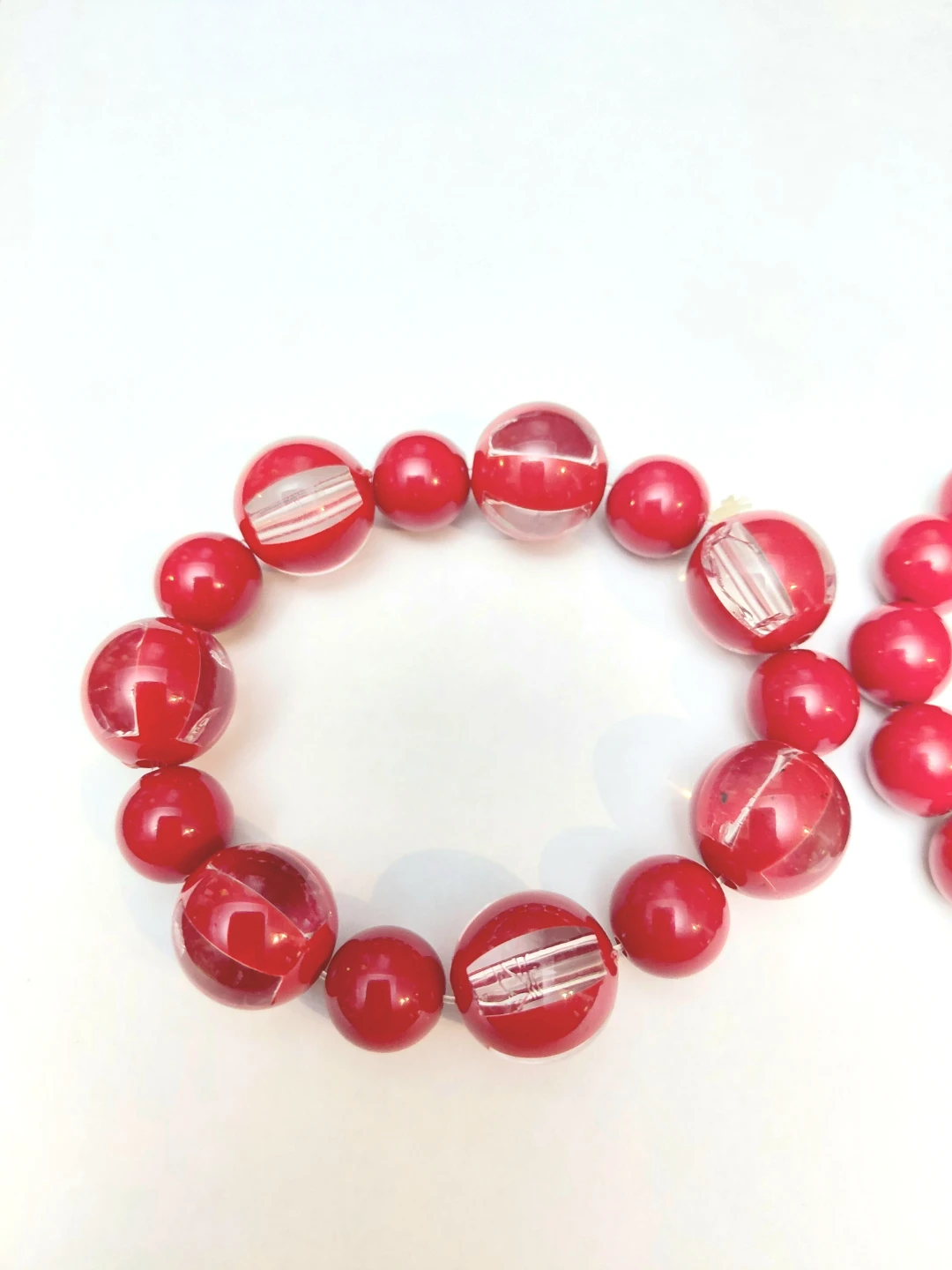 Red Beaded Bracelets - photo 2