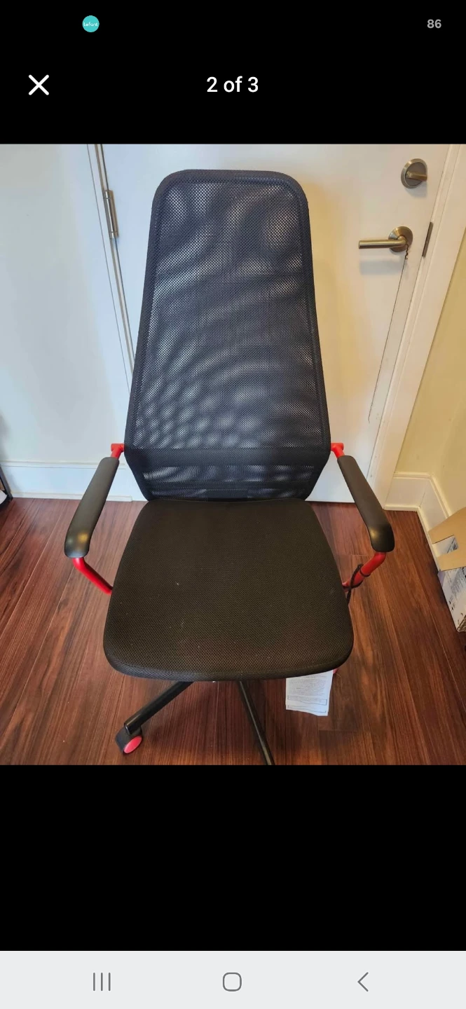 Black Mesh Office Chair - photo 2