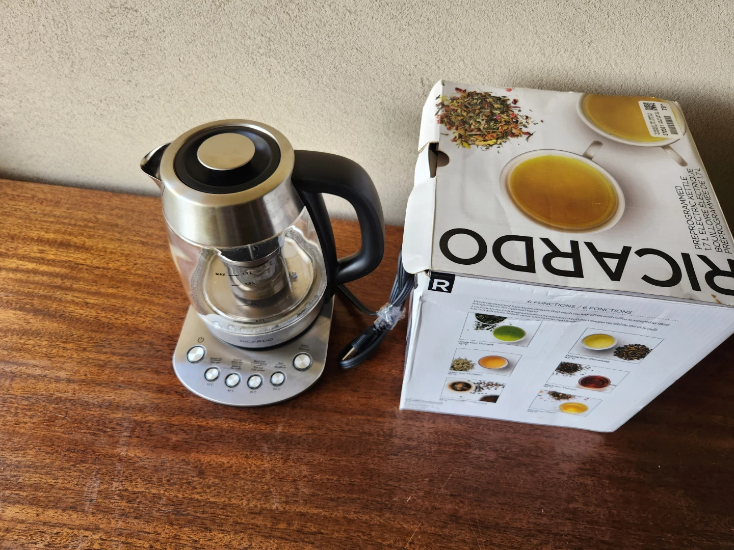 Ricardo Electric Kettle with Infuser - photo 4