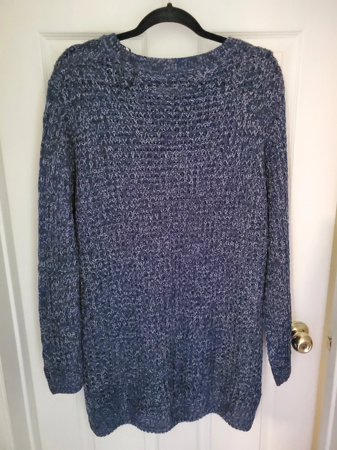Knitted Denim Fleck Plus Size Tunic/Sweater...New - photo 3