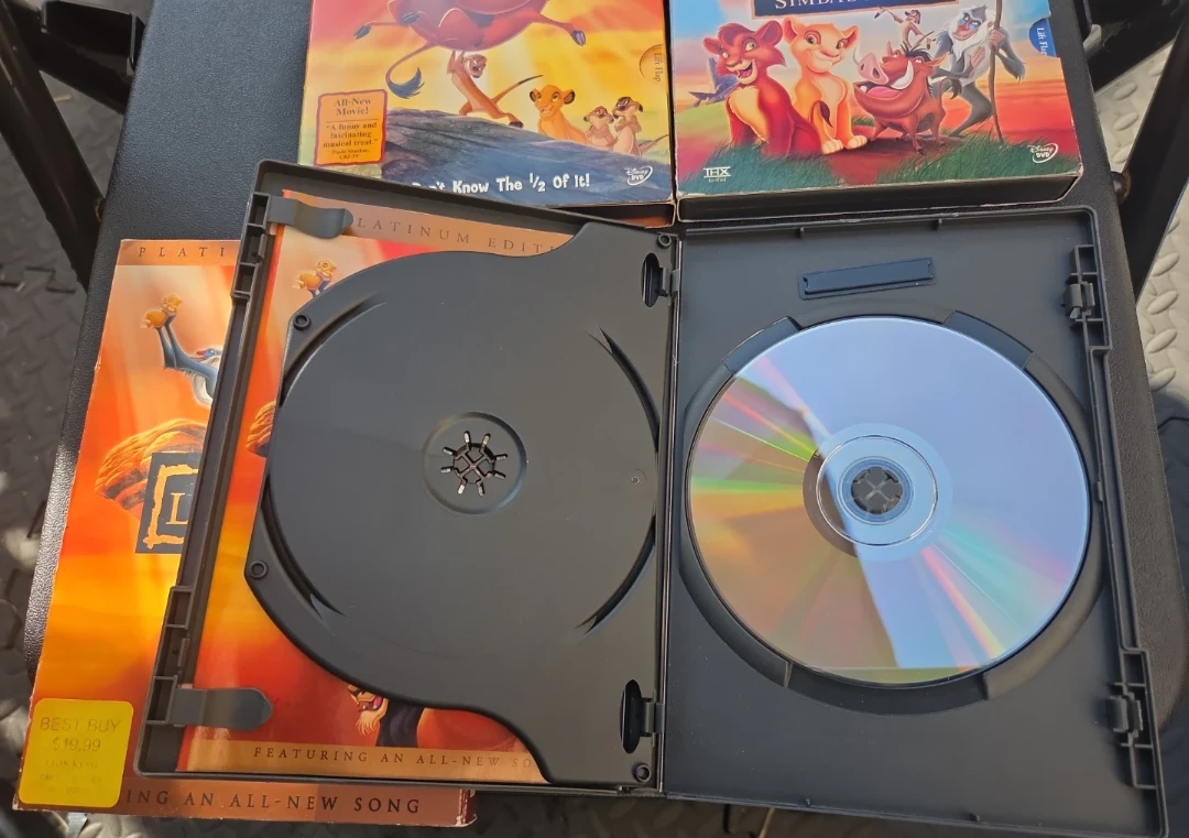 The Lion King 1, 1 1/2, and 2 DVDs - photo 5