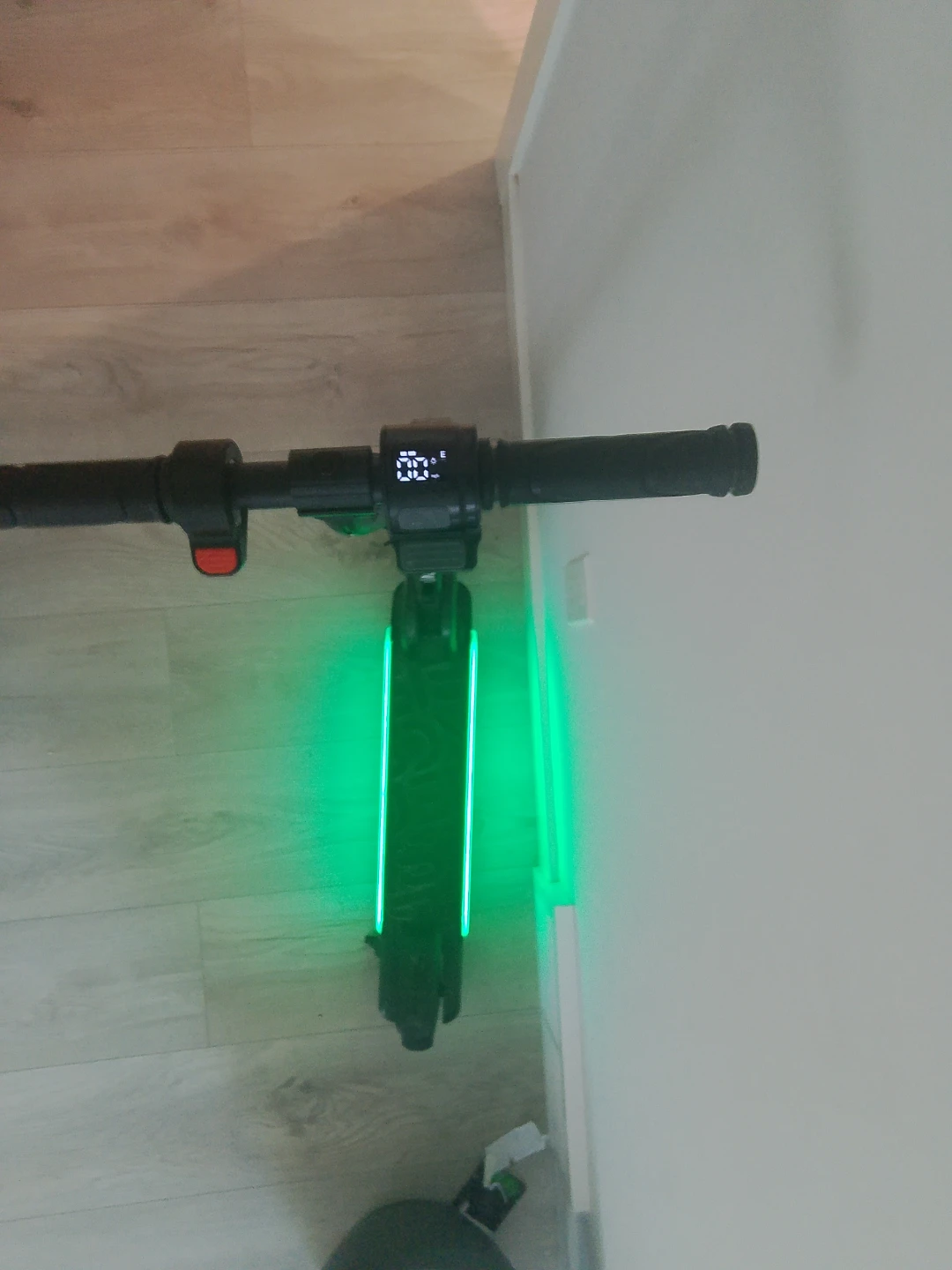 Electric Scooter with Green LED Lights - photo 2