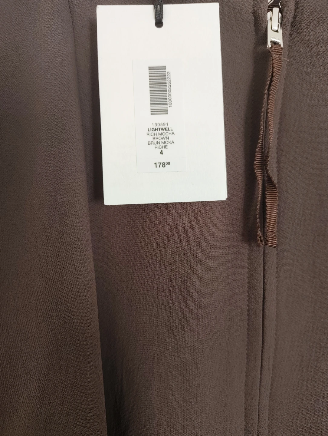Aritzia Crepette Strapless Dress Brown Size 4 - photo 3