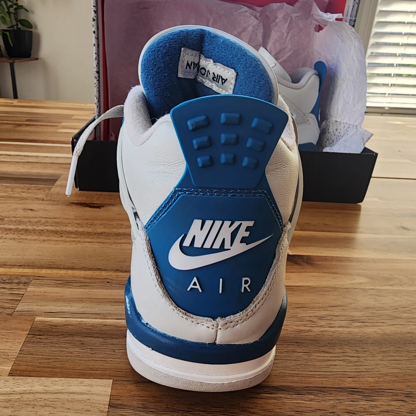 Nike Air Jordan 4 Retro ( military blue) - photo 5