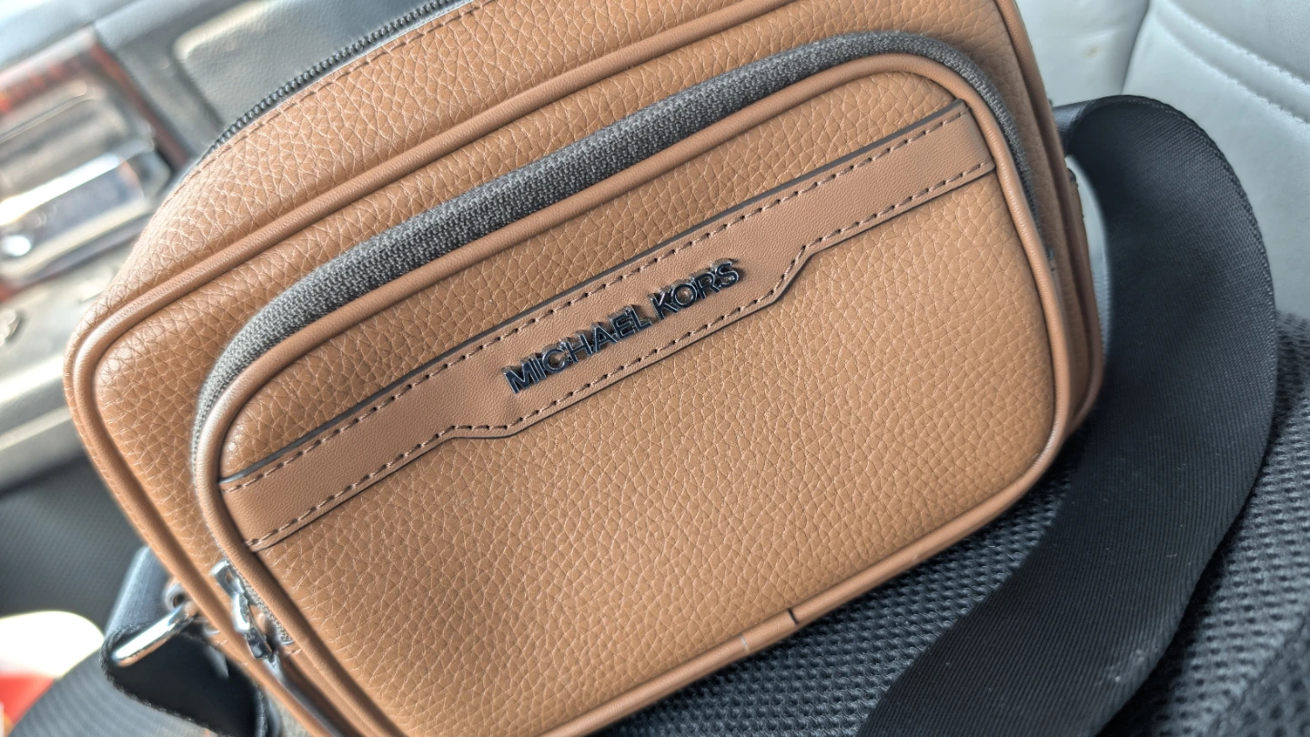 Michael Kors Brown Crossbody Bag with Pouch