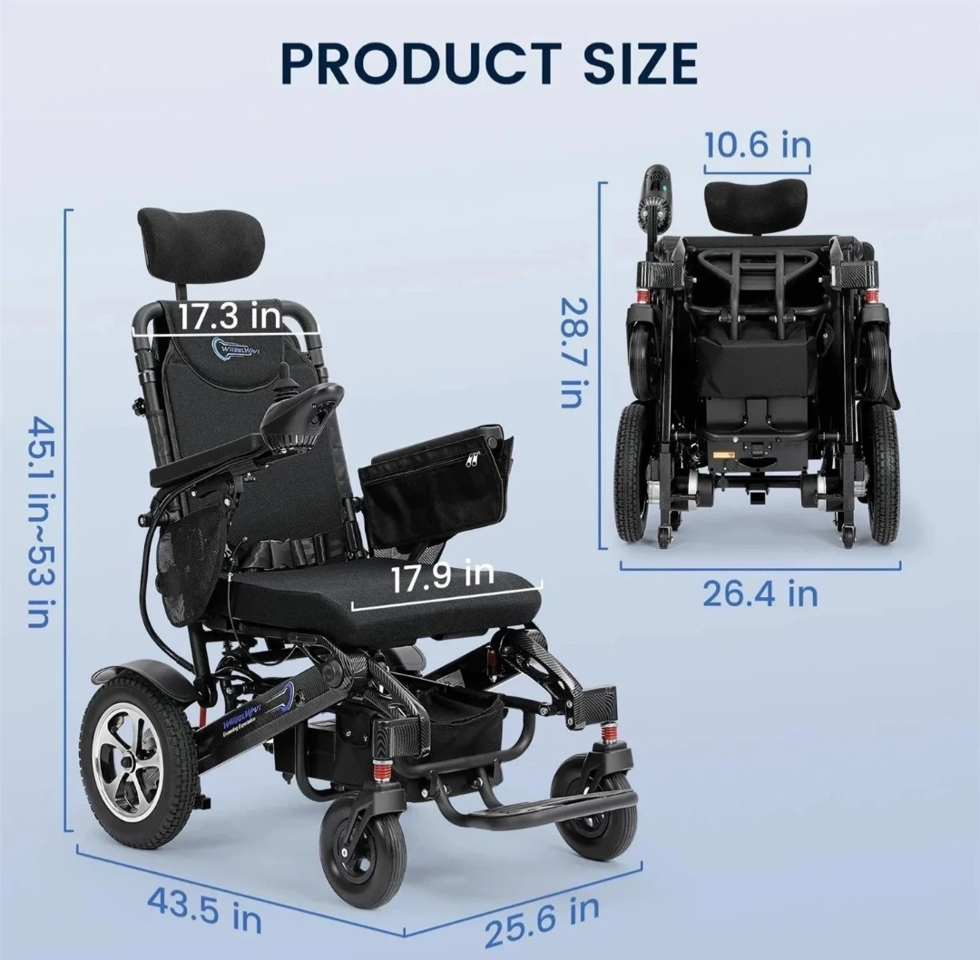 RECLINING POWER WHEELCHAIR - photo 2