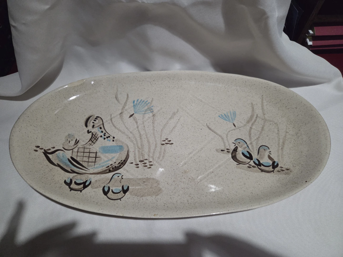 Red Wing USA Oval Platter Ducklings