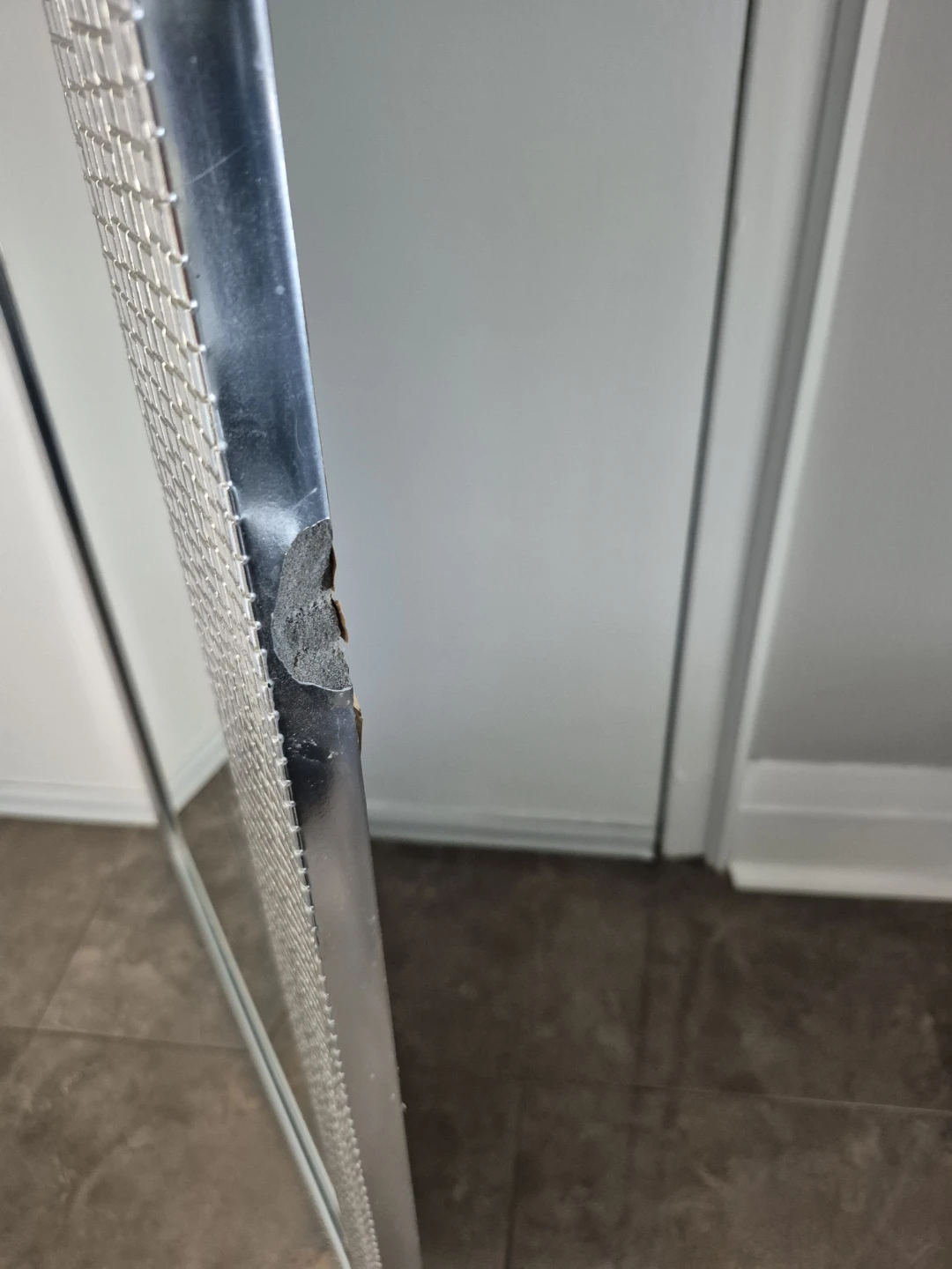 Full Length Wall Mirror with Silver Frame - photo 4