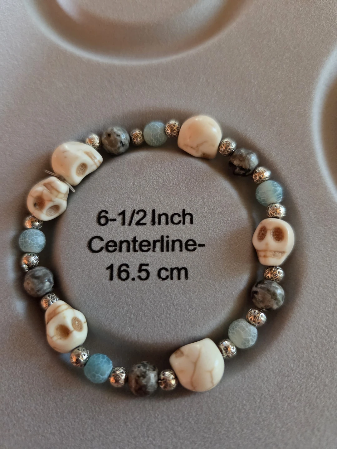 Beaded Skull Bracelet - photo 2