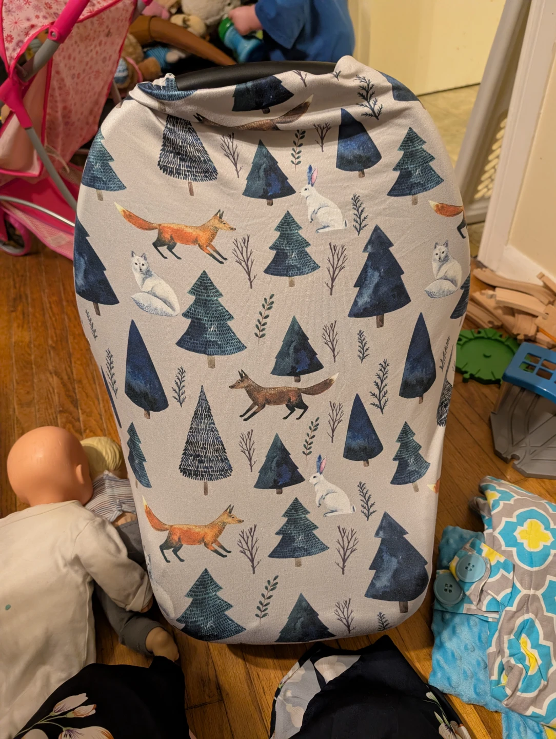 Baby Car Seat Cover Nursing Cover - photo 4