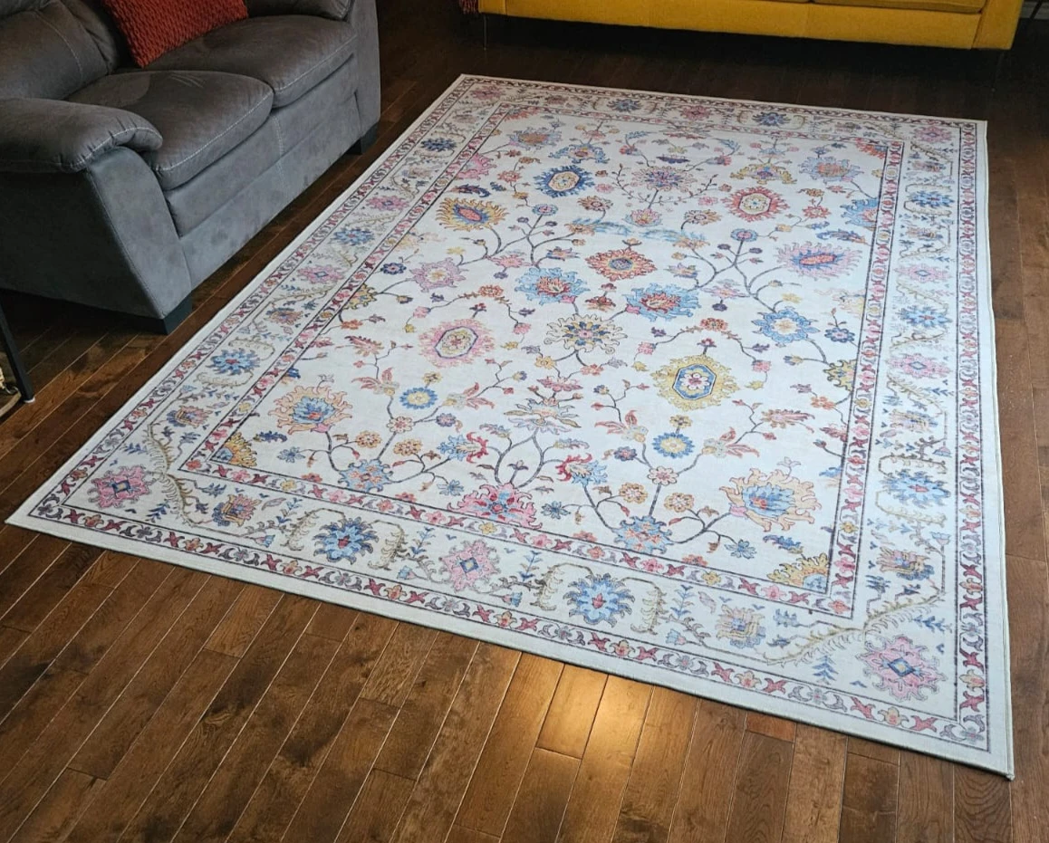 Area Rug with Floral Design - photo 3
