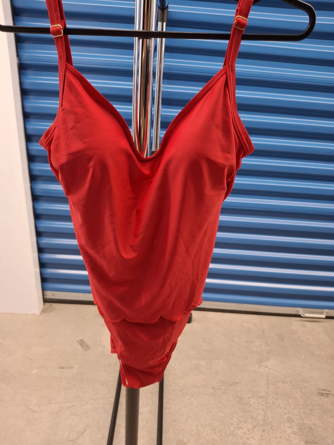 Christina Red Swimsuit Size 8L