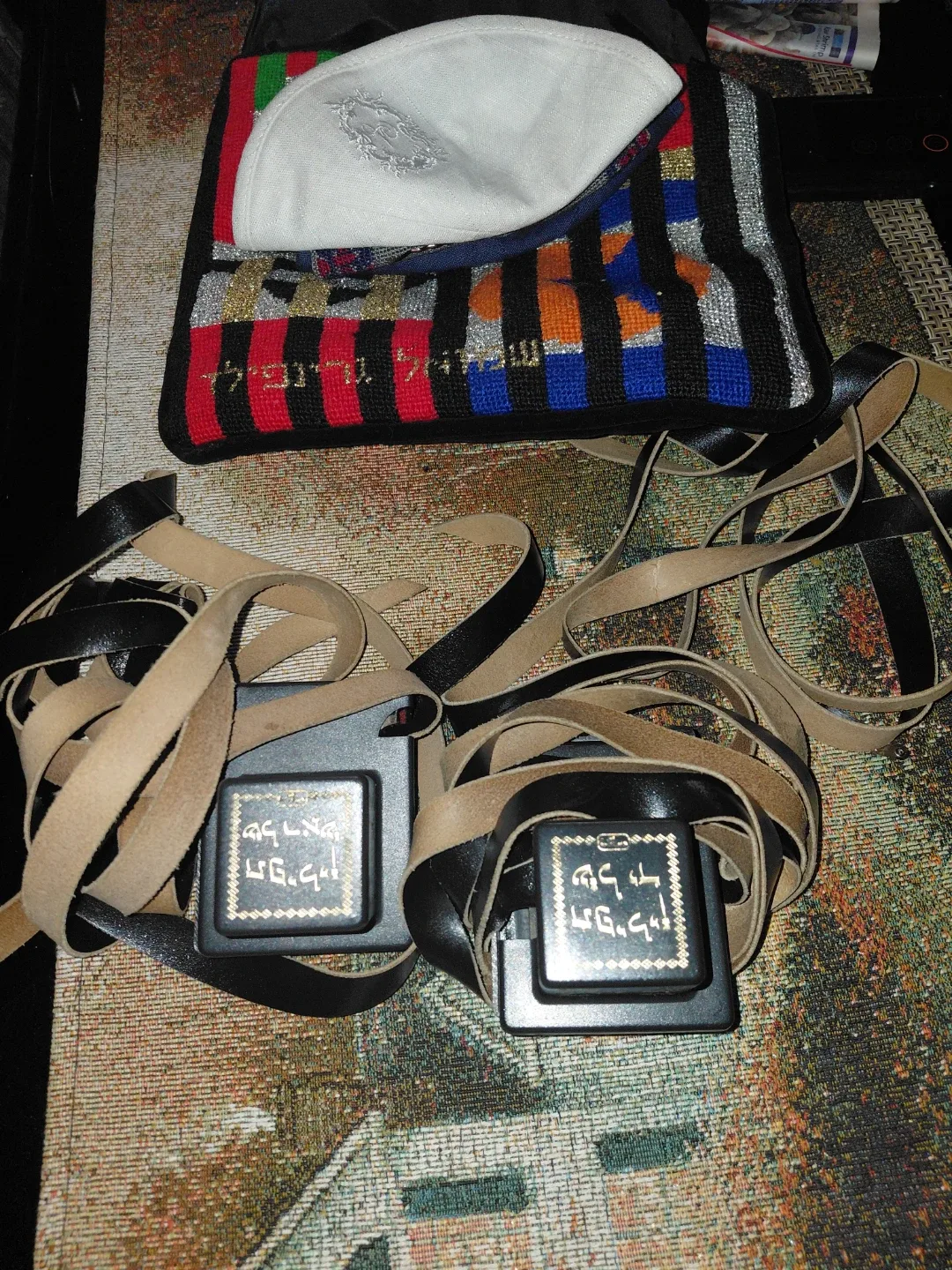 Tefillin Set with Tallit Bag